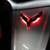 Oracle Corvette C7 Rear Illuminated Emblem - Red