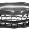 IKON MOTORSPORTS Front Bumper Cover Guard Compatible With 2014-2019 Chevrolet Corvette C7, Upgrade ZR1 Style PP Bumper Guard Protector Mask